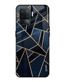 Shop Abstract Tiles Printed Premium Glass Cover for Oppo F19 Pro (Shock Proof, Lightweight)-Front