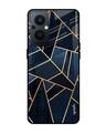 Shop Abstract Tiles Printed Premium Glass Cover for OPPO F21 Pro 5G (Shockproof, Light Weight)-Front