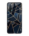 Shop Abstract Tiles Printed Premium Glass Cover for Oppo Reno 3 (Shock Proof, Lightweight)-Front