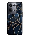 Shop Abstract Tiles Printed Premium Glass Cover for Oppo Reno8 Pro 5G (Shockproof, Light Weight)-Front