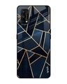 Shop Abstract Tiles Printed Premium Glass Cover for Realme 7 Pro (Shock Proof, Lightweight)-Front