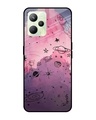 Shop Abstract Tiles Printed Premium Glass Cover for Realme C35 (Shockproof, Light Weight)-Front