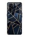 Shop Abstract Tiles Printed Premium Glass Cover for Realme X7 Pro (Shock Proof, Lightweight)-Front