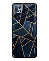 Shop Abstract Tiles Printed Premium Glass Cover for Samsung Galaxy F42 5G (Shock Proof, Light Weight)-Front