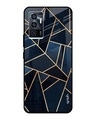 Shop Abstract Tiles Printed Premium Glass Cover for Vivo V23e 5G (Shockproof, Light Weight)-Front