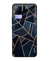 Shop Abstract Tiles Printed Premium Glass Cover for Vivo Y73 (Shockproof, Light Weight)-Front