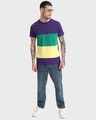 Shop Men's Acai Color Block T-shirt-Full
