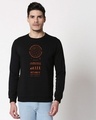 Shop Act Like One Fleece Sweatshirt Black-Front
