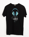 Shop Addict Music Half Sleeve T-Shirt-Front
