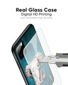 Shop Adorable Baby Elephant Premium Glass Case For Oppo Reno8T 5G (Shock Proof, Scratch Resistant)-Full