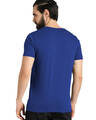 Shop Be Yourself Printed Blue T-shirt for Men's-Back