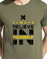 Shop Believe in Yourself Printed T-shirts for Men's-Full