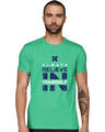 Shop Believe in Yourself Printed Green T-shirt for Men's-Front