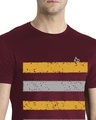 Shop Men's Maroon Branded Printed Cotton T-shirt-Design