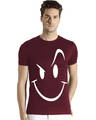 Shop Men's Cotton Smiley Design Printed Half Sleeve T-shirt
