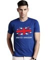 Shop Men's Blue Regular Fit T-shirt-Front