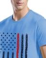 Shop Men's Blue Regular Fit T-shirt-Design