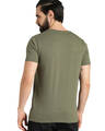 Shop Men's Green Regular Fit T-shirt-Back