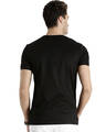 Shop Men's Black Regular Fit T-shirt-Back