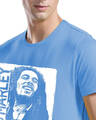 Shop Men's Blue Graphic Print Regular Fit T-shirt-Full