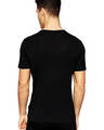 Shop Men's Black Regular Fit T-shirt-Back