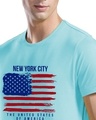 Shop Men's Usa American Flag Printed Cotton T Shirts-Design