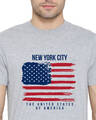Shop Men's USA American Flag Printed Cotton T-shirt