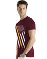 Shop Men's USA Flag Printed Cotton T-shirt-Design