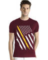Shop Men's USA Flag Printed Cotton T-shirt
