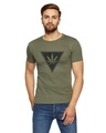 Shop Men's Green Weed Leaf Printed T-shirt-Front