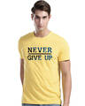 Shop Naver Give Up Design Printed T-shirt for Men's