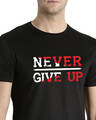 Shop Naver Give Up Design Printed T-shirt for Men's-Full