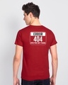 Shop Adulting Error 404 Half Sleeve T-Shirt-Design