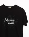 Shop Adventure Awaits Half Sleeve T-Shirt-Front