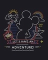 Shop Adventure Mickey Crewneck Varsity Rib H/S T-Shirt (DL) Multicolor-Full