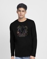 Shop Adventure Mickey Full Sleeve T-Shirt (DL) Black-Front