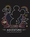Shop Adventure Mickey Half Sleeve T-shirt (DL) Black-Full