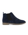 Shop Men's Blue Suede Chelsea Boots-Design
