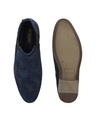 Shop Men's Blue Suede Chelsea Boots-Full