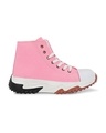 Shop Women's Pink Color Blocked Hip Hop Casual Shoes-Design