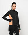 Shop Women's Black & Pink Fleece Classic Jacket-Design