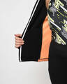 Shop Women's Black & Pink Fleece Classic Jacket-Full