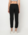 Shop Women's Black Relaxed Fit Joggers-Design