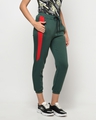 Shop Women's Green Relaxed Fit Joggers-Full