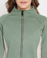 Shop Women's Grey & Pink Fleece Classic Jacket