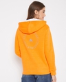 Shop Women's Orange Regular Fit Hoodie-Design