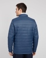 Shop Air Force Blue Plain Puffer Jacket-Design