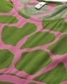 Shop Pink And Green Giraffe Print Anarkali Kurta-Full