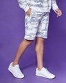 Shop Albus Camo jogger shorts-Design