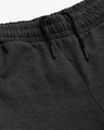 Shop Men Black Charcoal Grey Colourblocked Slim Fit Sports Shorts-Full